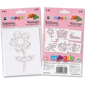 MAGIC papírové šablony na malování LÉTO