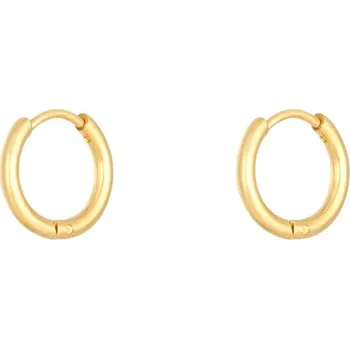 Náušnice ORNAMENTI Pozlacené náušnice Small Hoops gold