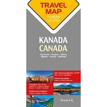 Kanada 1:4M TravelMap KUNTH