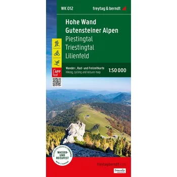 Hohe Wand - Gutensteinské Alpy 1:50 000 / turistická, cyklistická a rekreační mapa