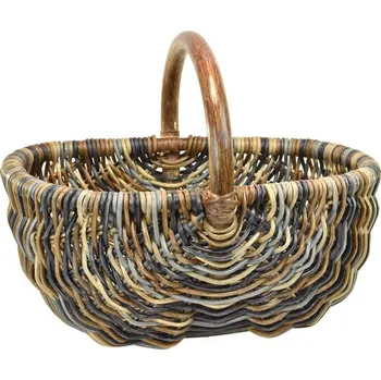 Nákupní košík Vingo Ratanový košík hnědý