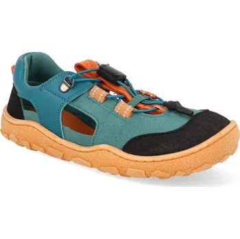 Dívčí sandály Barefoot outdoorové sandály bLIFESTYLE - landschildkröteSTYLE petrol modrozelené Velikost: 35