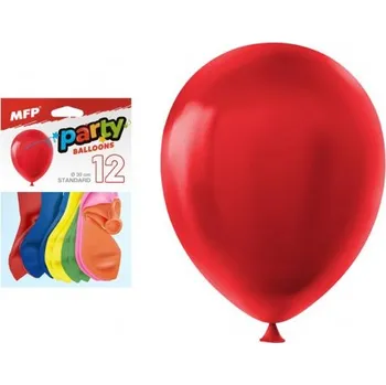 Balónek MFP Paper s.r.o. Balónek nafukovací 12ks sáček standard 30cm mix