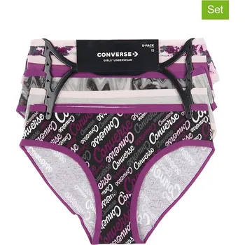 Dívčí spodní prádlo Converse Grau/ Lila 6677514 140
