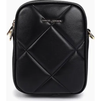 Kabelka David Jones Dámská crossbody kabelka David Jones 7020-1, různé barvy Barva: Černá