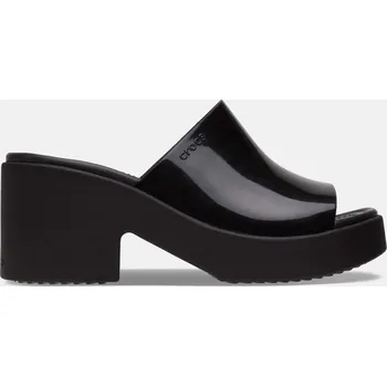 Dámské pantofle Crocs Brooklyn Slide High Shine Heel Black 41-42