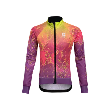 Cyklistika KALAS MOTION Z6 | Cyklistická bunda | Neon Lava Blend | JUNIOR | Velikost: 152