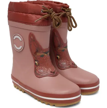 Dívčí holínky Mikk-Line Mikk - Line dětské zateplené holínky 3D 38041 Henna Velikost: 30 Vlna, odvádí vlhko