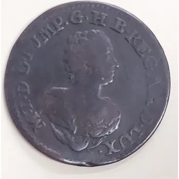 Marie Terezie – 2 Liardy 1757, Lucembursko, Brusel 6,47 g