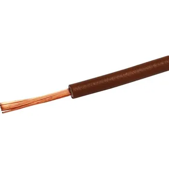 elektrický kabel H07V-K 1X2,5 BN vodič hnědý
