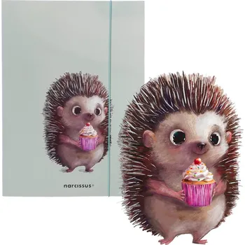 Desky s gumou A4 CUTE Ježek