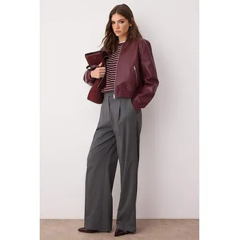 Dámská vesta Bunda trendyol Bordeaux 368003 M