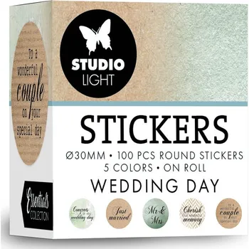 Hračka Samolepky Studio Light,&nbsp;100 ks - Svatba