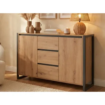 Komoda Komoda se zásuvkami Denver, dub artisan/antracit