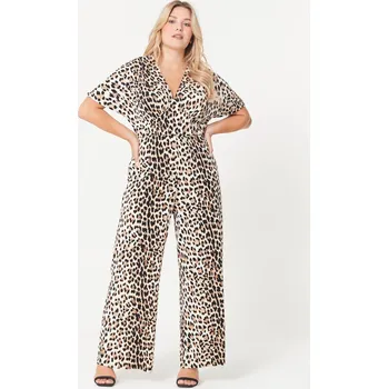 Dámský overall Be You Brown 1350453 16 (XL)