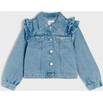 Oblečení a móda Sinsay - Džínová bunda s volánky - modrá - 176GH-05J - 176GH-05J-134