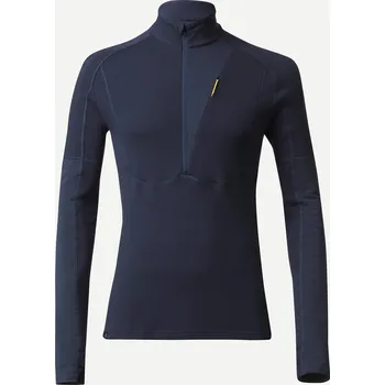 Dámská mikina SIMOND Pánské turistické merino tričko s dlouhým rukávem MT 900 XL MODRÁ