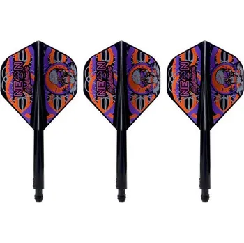 Příslušenství pro šipky Letky CONDOR AXE Standard Neon Nightmare 3 Long