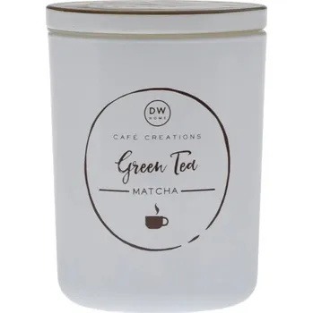 Svíčka DW Home - vonná svíčka Green Tea Matcha, 434 g (latte art kolekce)