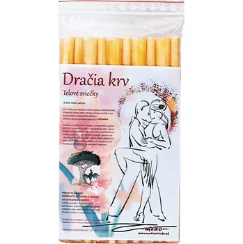 Tělové svíčky dračí krev 10 ks medosviecky