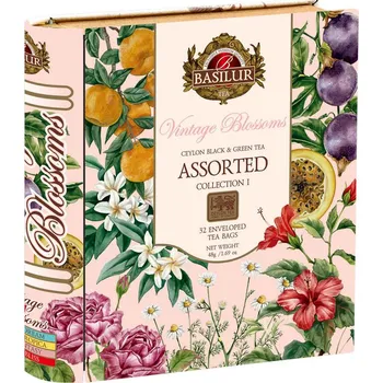 Horký nápoj BASILUR Vintage Blossoms Book Assorted plech 32x1,5g