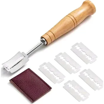 Kuchyňský nůž upečme si sami Držák na žiletku +kryt + 5 žiletek