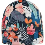 Dráče Dětská funkční čepice s květy - modrá Velikost: S 50 - 52