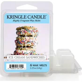 Vůně do bytu Kringle Candle – vonný vosk Ice Cream Sandwiches, 64 g