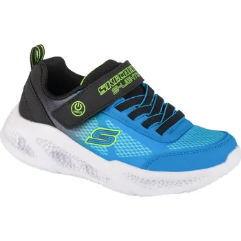 Chlapecké tenisky Modro-černé chlapecké svítící tenisky Skechers Meteor-Lights - Krendox 401495L-BKBL Velikost: 31