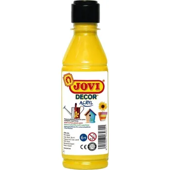 JOVI Decor akrylová barva - žlutá 250 ml