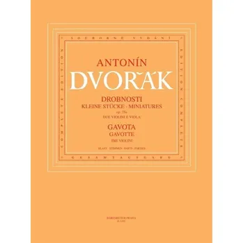 Drobnosti op. 75A / Gavota pro troje housle B 164
