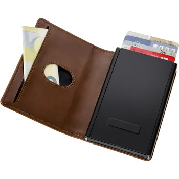 Peněženka Troika Peněženka 2 v 1 k připevnění na smartphone "Sherlock Home" hnědá