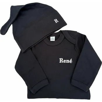 Kojenecký body Body + čepička s vyšitím René