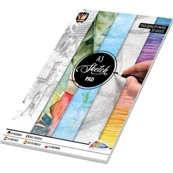 Výtvarný papír Grafix Skicovací blok A3 - 30 listů