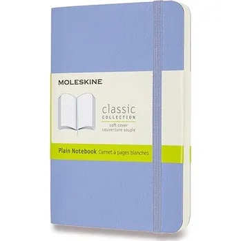 Blok Zápisník Moleskine - měkké desky, S, čistý - nebesky modrý