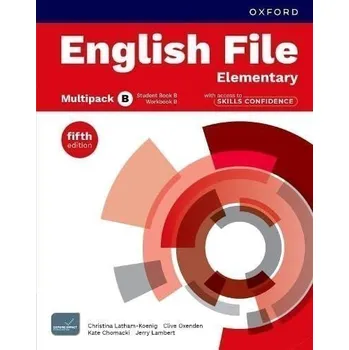 Anglický jazyk English File Fifth Edition Elementary Multipack B with Skills Confidence - Clive Oxenden, Christina Latham-Koenig