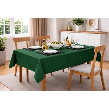 ubrus Orbytex Ubrus teflonový BA13 - hladký satin - zelený Rozměry: 35x35, Tvar: Čtverec