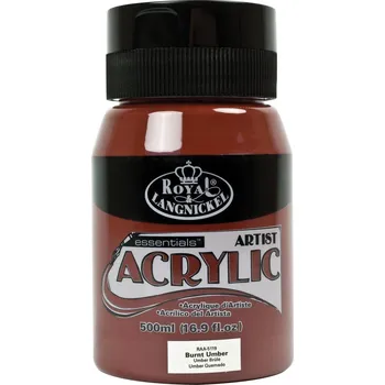 Royal & Langnickel Akrylová barva 500ml BURNT UMBER