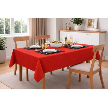 ubrus Orbytex Ubrus teflonový BA09 - červený Rozměry: 80x80, Tvar: Čtverec