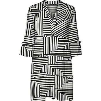 Oblečení a móda Šaty Vero Moda Weiß/ Schwarz 2161922 L