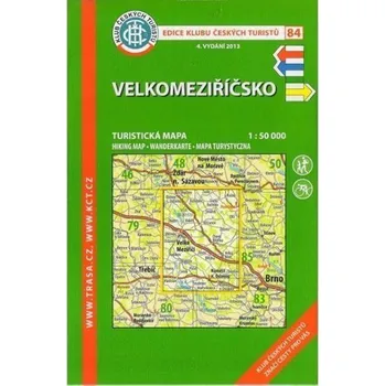 Velkomeziříčsko 1:50 000/KČT 84 Turistická mapa