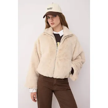 Dámská vesta Bunda trendyol Sand 4173657 XXS