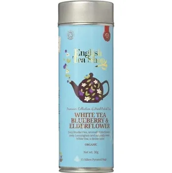 Nápoj English Tea Shop Čaj Bílý, bez a borůvka, v plechovce