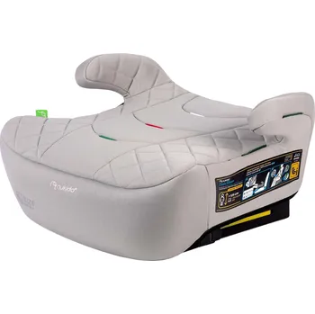 Nukido 710202 Podsedák do auta Louis ISOFIX, i-Size 125-150 cm, Isofix 22-36 kg, béžový