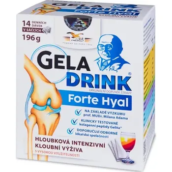 Kloubní výživa Orling Geladrink Forte Hyal nápoj 7 příchutí 14 x 14 g