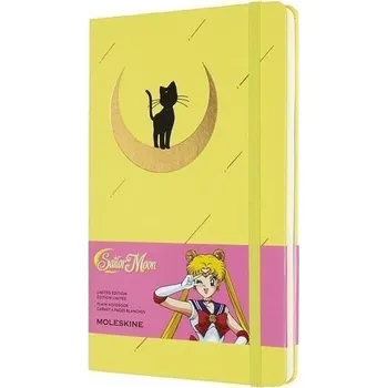 Dětské zboží Moleskine Sailor Moon zápisník Luna Cat L, čistý
