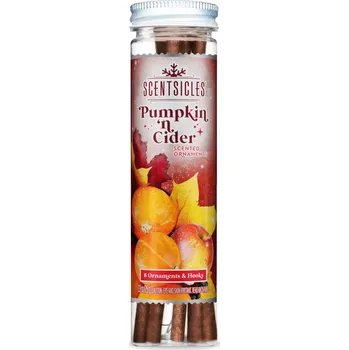 Vonná tyčinka Scentsicles vonné tyčinky na stromeček - Pumpkin & Cider, 6 ks