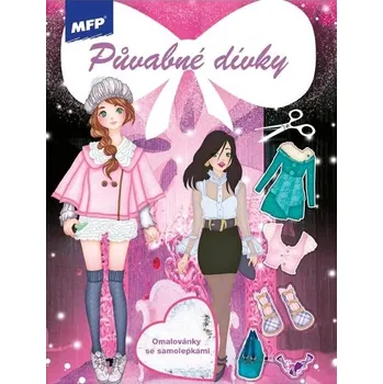 omalovánky Omalovánky se samolepkami Půvabné dívky 210x295mm/16s
