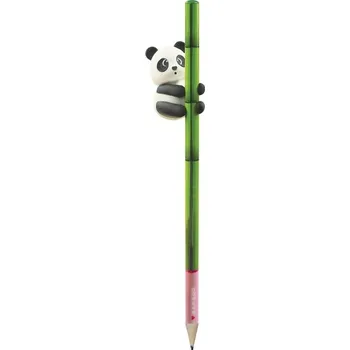 Grafitová tužka Pencil With Eraser - I Love Bamboo- Panda