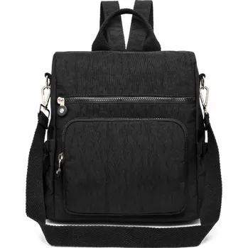 Městský batoh KONO dámský batoh (proti vykradení) Savanga - černý - 14L EH2107-BK